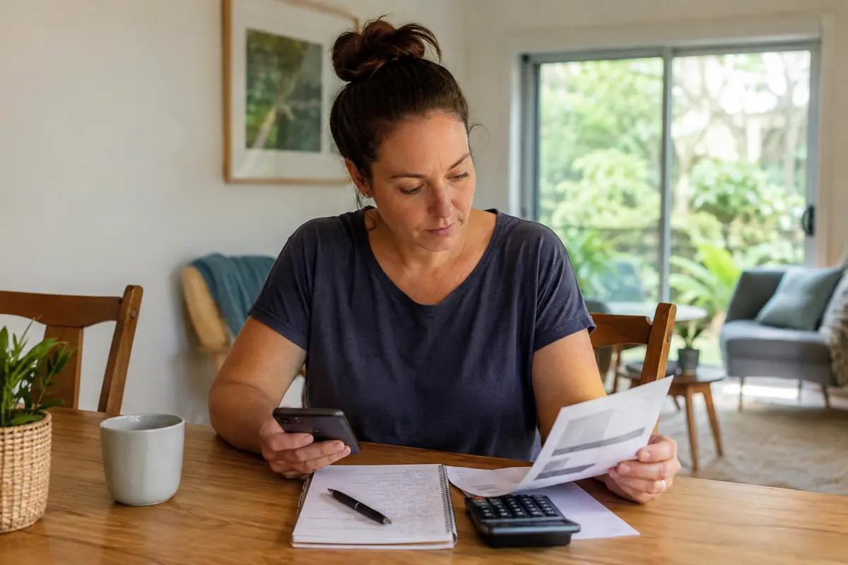 Australian customer comparing household bill support and lower-cost borrowing alternatives